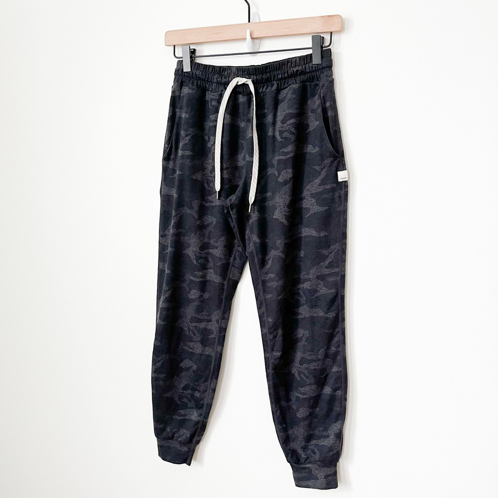Vuori Performance Jogger Black Gray Camo Womens XS - Picture 3 of 13
